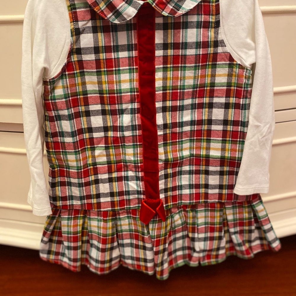 Christmas plaid dress
